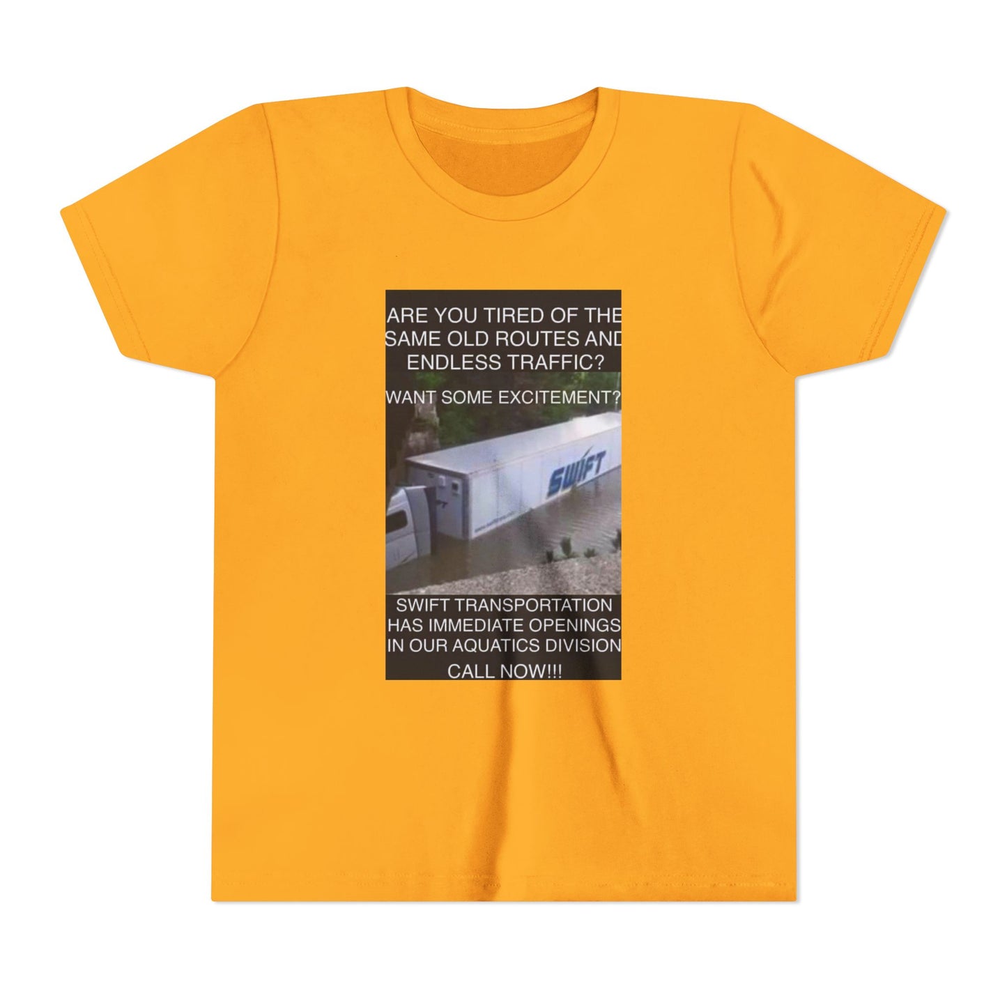 Swift Aquatics Youth Unisex Short Sleeve Crewneck Tee