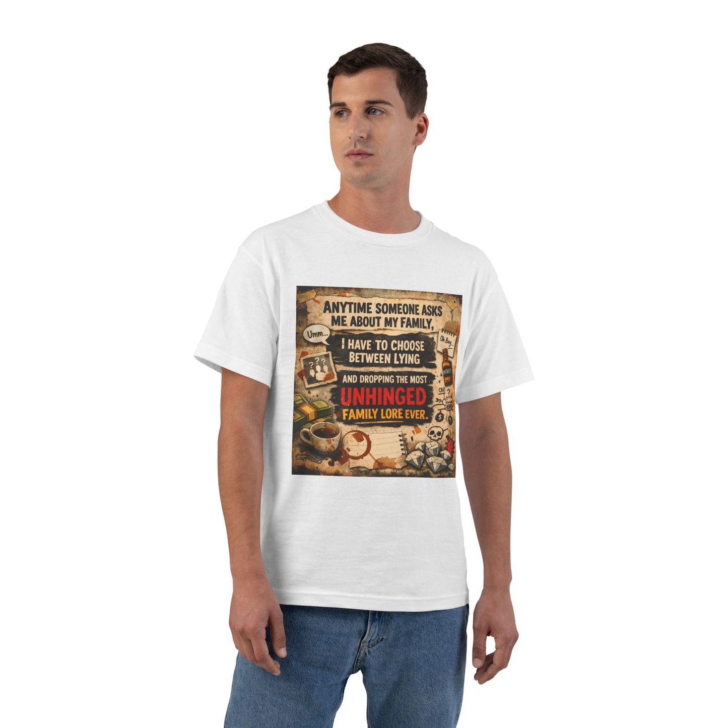 Unhinged Family Men's Short-Sleeve Crewneck Tee