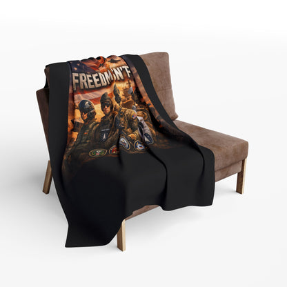 Freedom Isn't Free Arctic Fleece Blanket