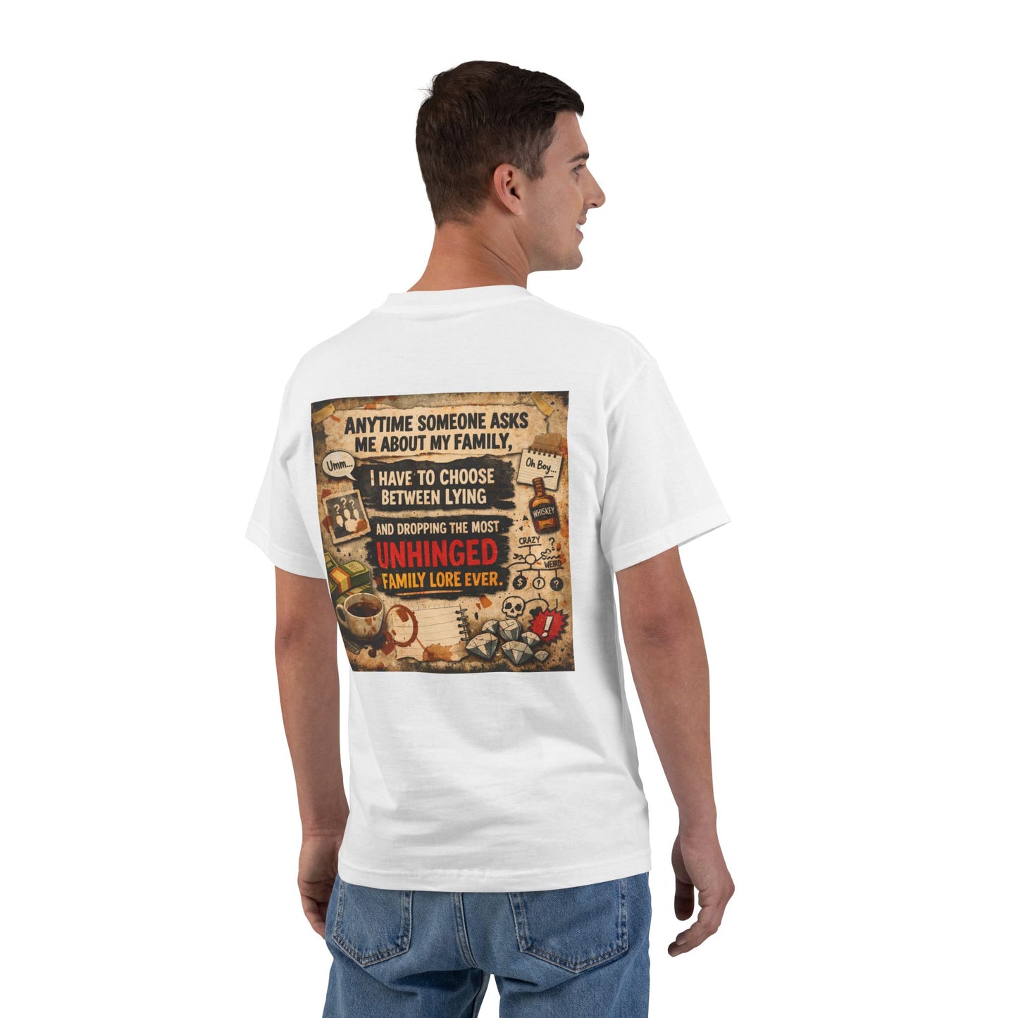 Unhinged Family Men's Short-Sleeve Crewneck Tee