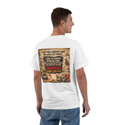 Unhinged Family Men's Short-Sleeve Crewneck Tee