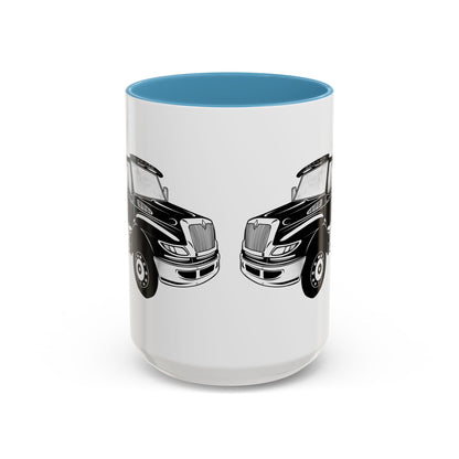 Flatbed Tow Truck 2-Tone Coffee Mug