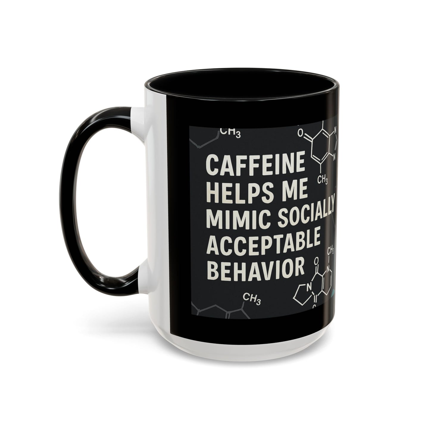 Socially Acceptable 2-Tone Coffee Mug