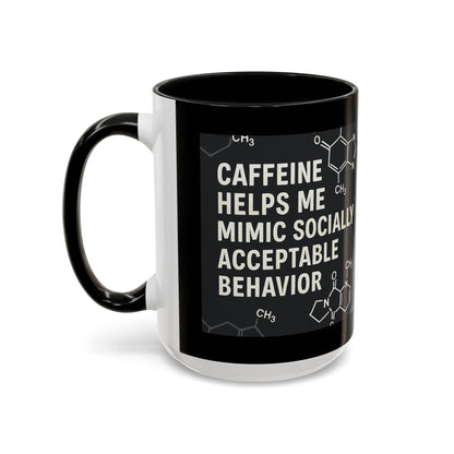 Socially Acceptable 2-Tone Coffee Mug