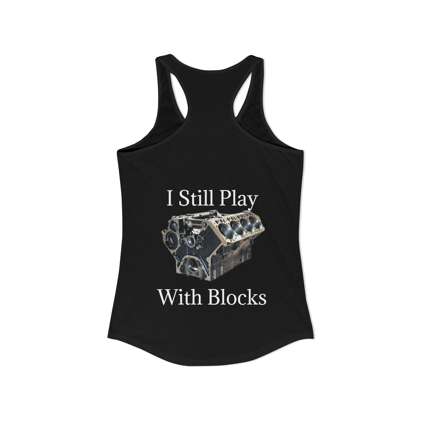 Play With Blocks Women's Racerback Tank
