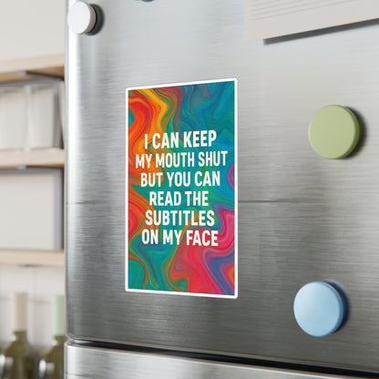 Subtitles Vinyl Decal