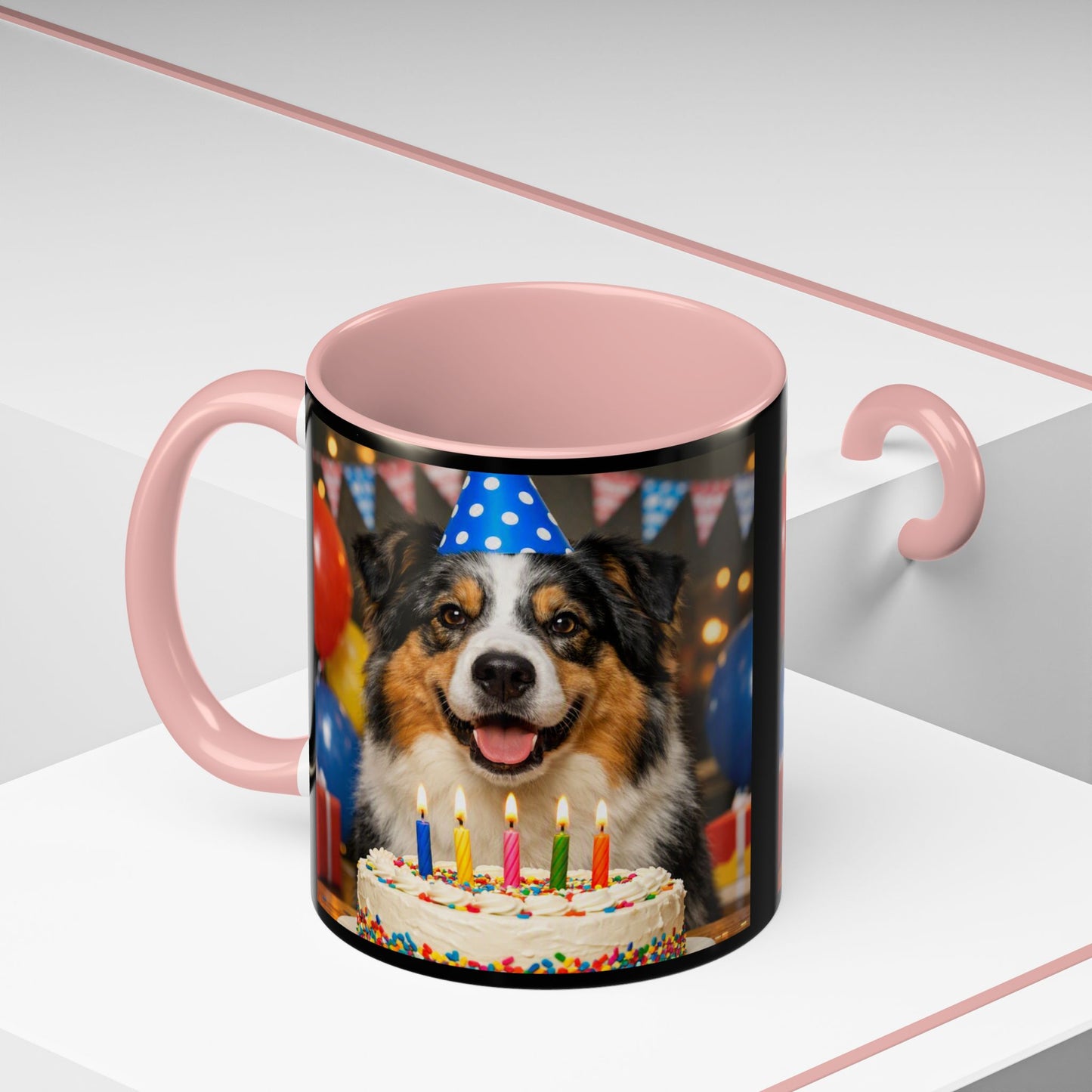 Birthday Buddy Aussie 2-Tone Coffee Mug