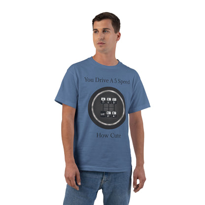 5 Speed How Cute Men's Short-Sleeve Crewneck Tee