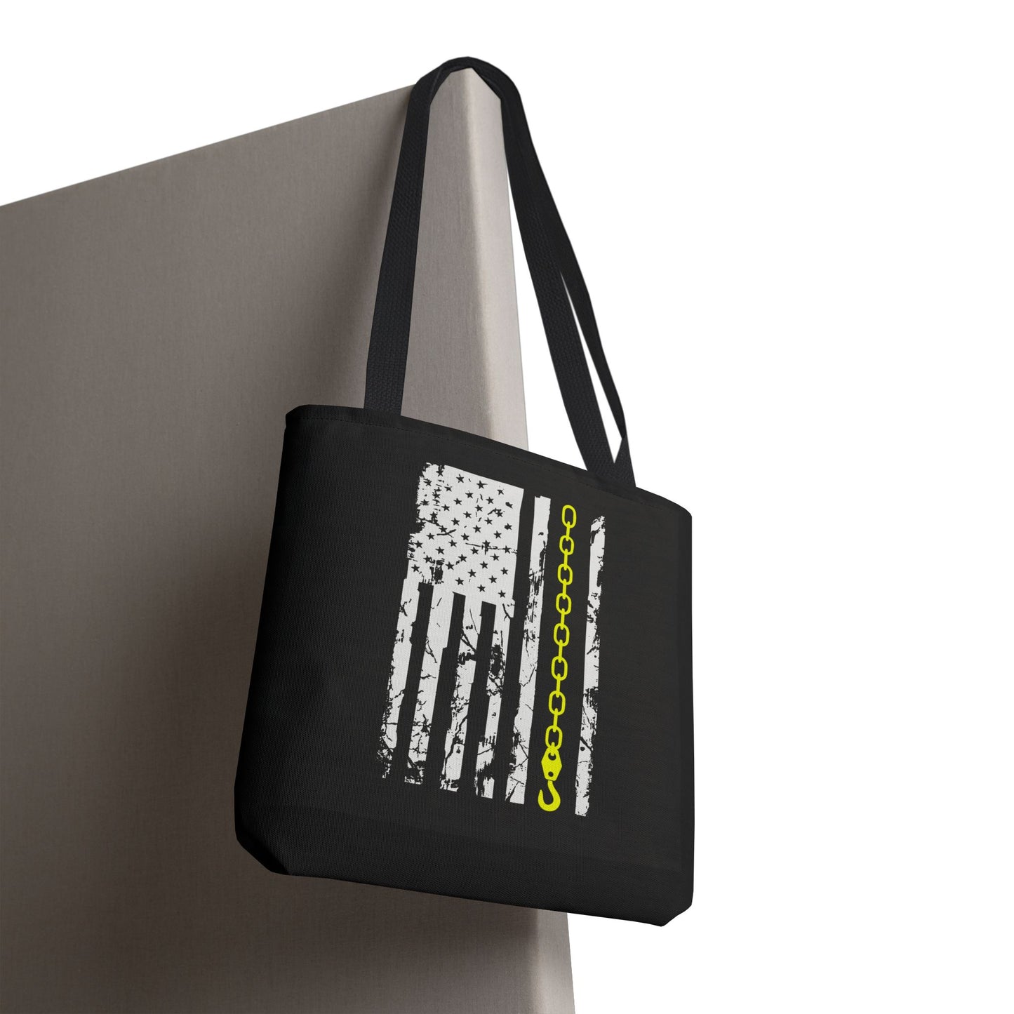 Thin Yellow Line Tote Bag