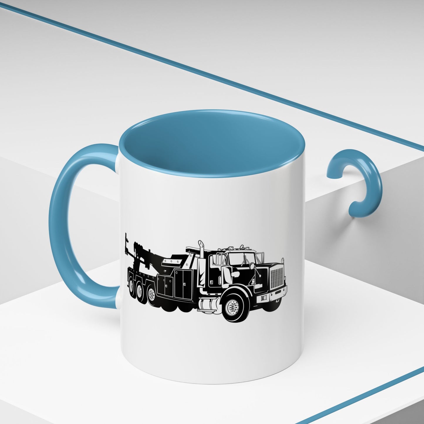 Heavy Tow Truck 2-Tone Coffee Mug