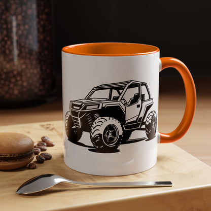 Off The Beaten Path Side By Side 2-Tone Coffee Mug