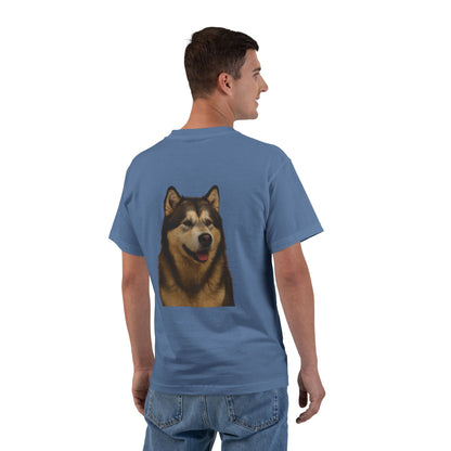 Malamute Head Men's Short-Sleeve Crewneck Tee