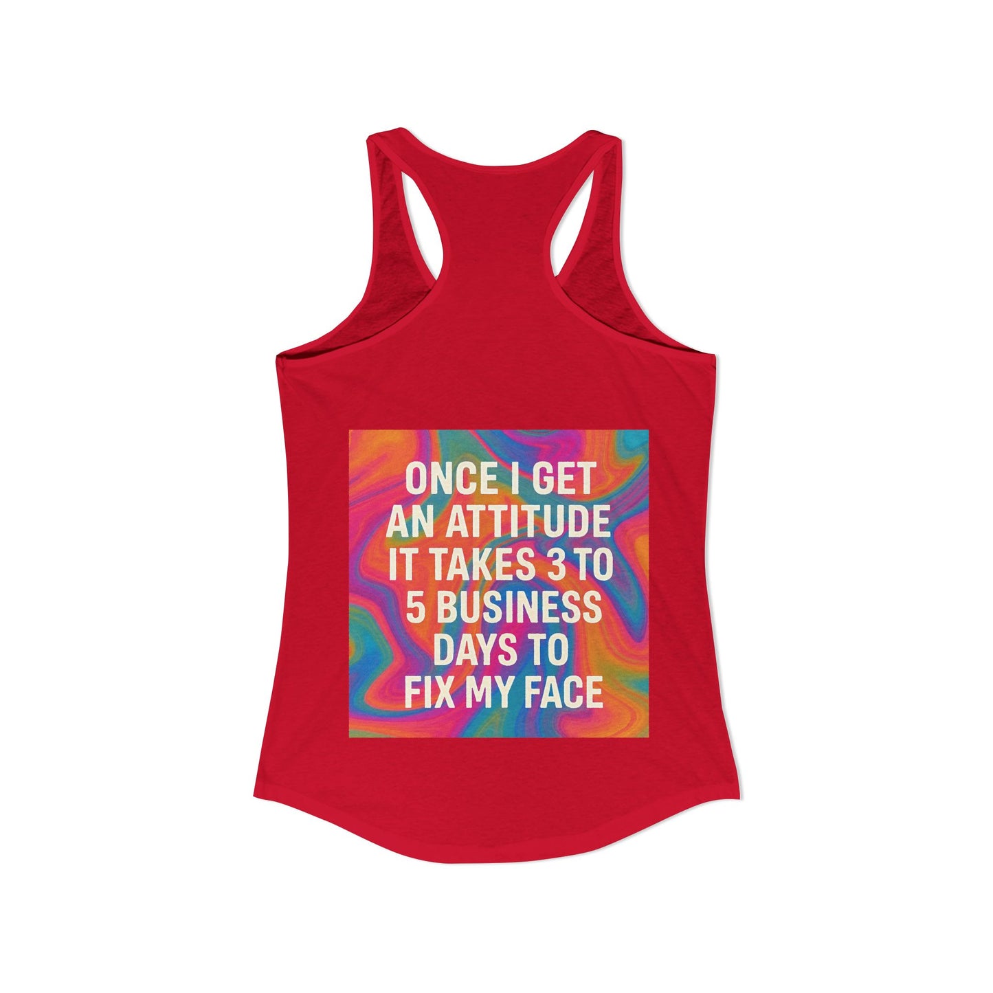 Fix My Face Women's Racerback Tank