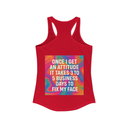 Fix My Face Women's Racerback Tank