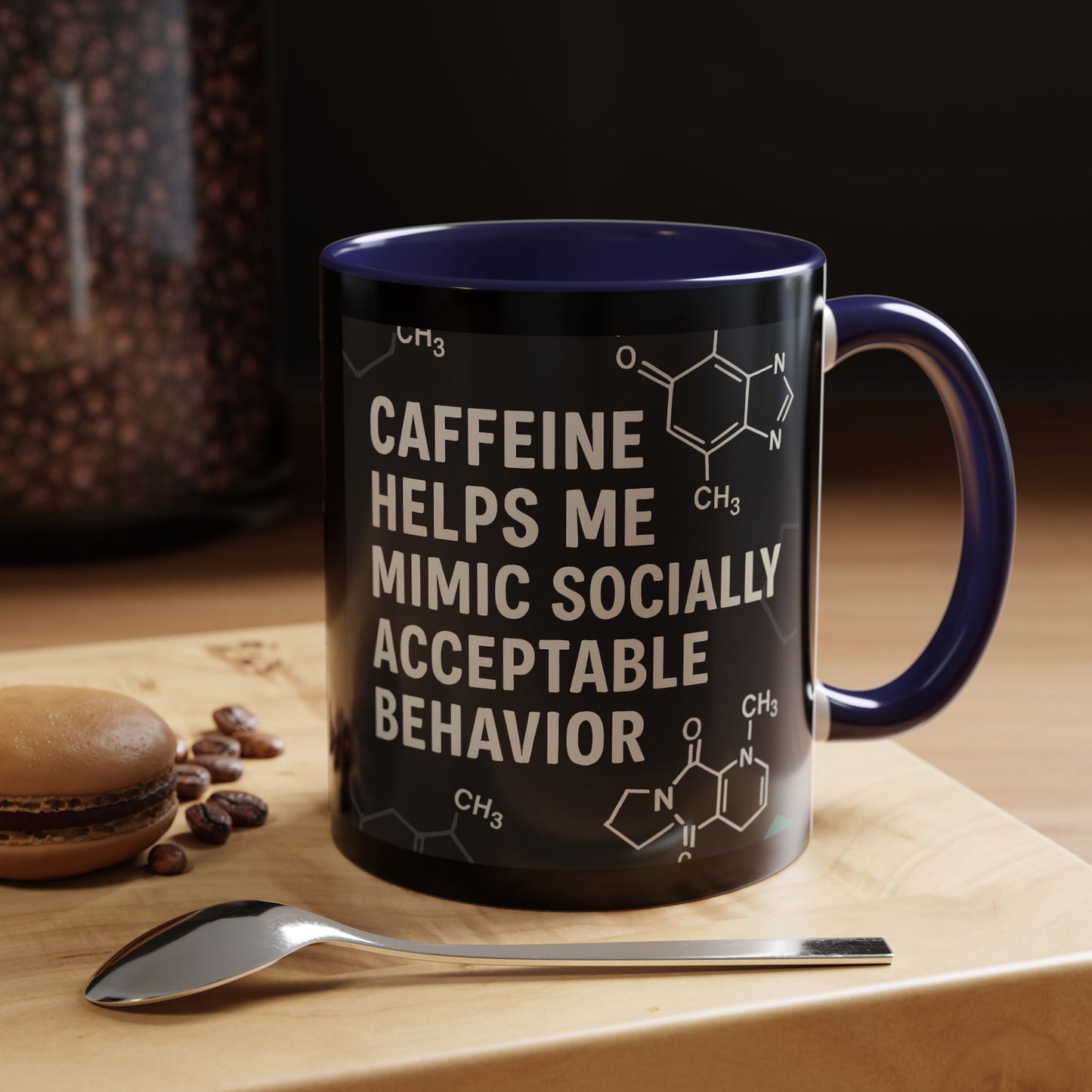 Socially Acceptable 2-Tone Coffee Mug