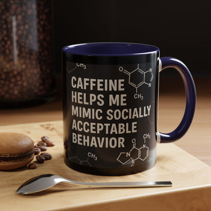 Socially Acceptable 2-Tone Coffee Mug