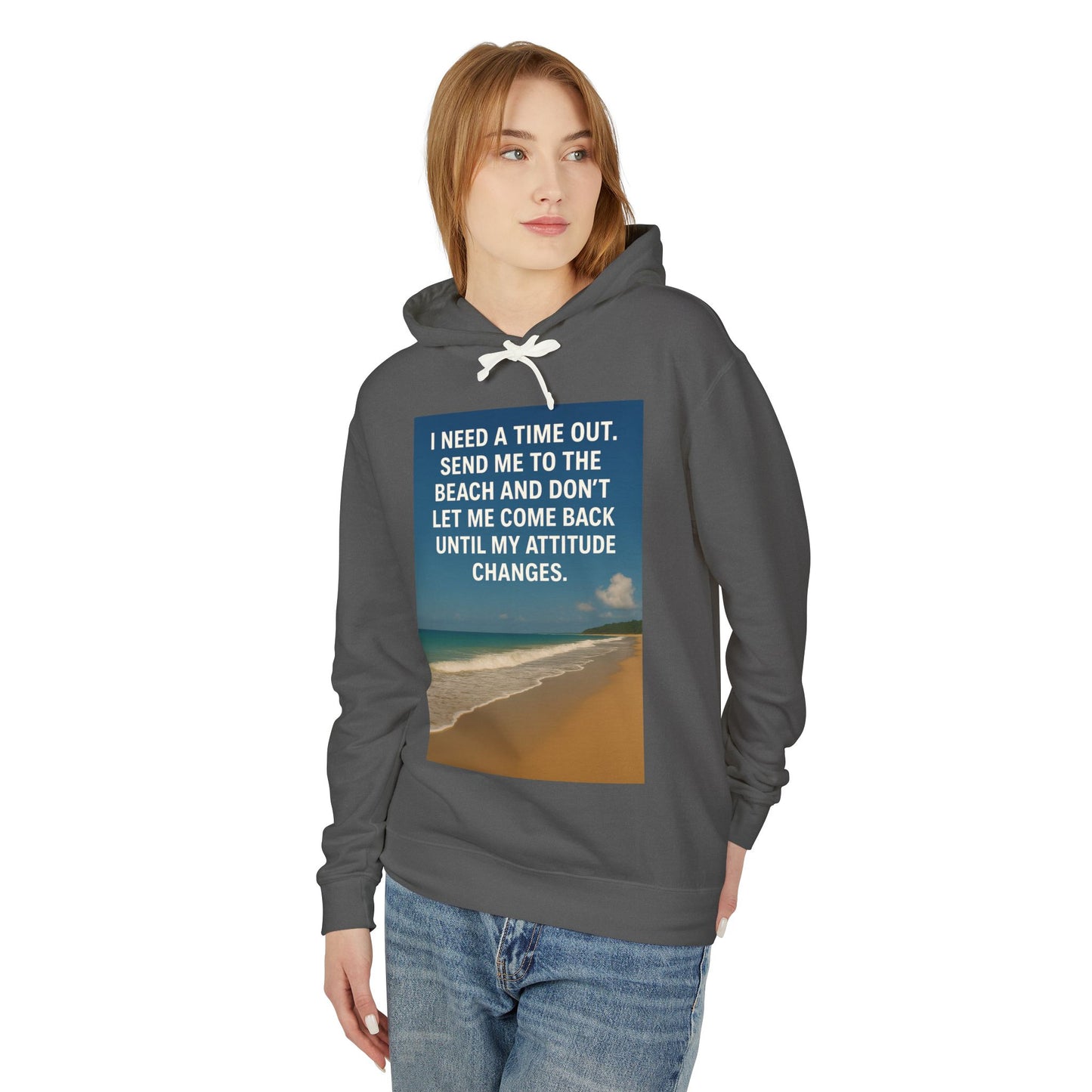 Time Out Unisex Lightweight Hoodie