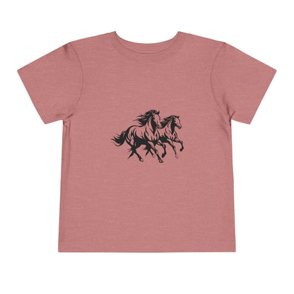 Horsin' Around Toddler Unisex Short Sleeve Crewneck Tee