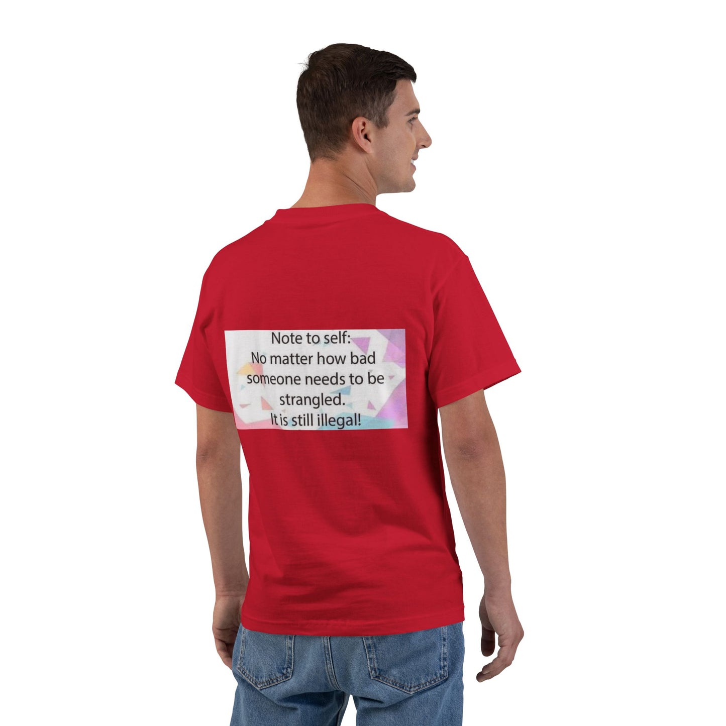 Note To Self Men's Short-Sleeve Crewneck Tee