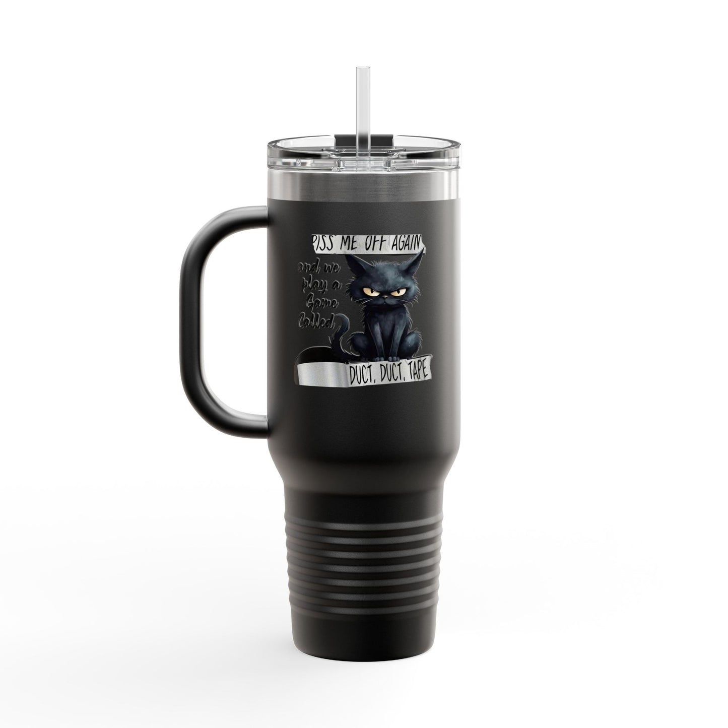Duct, Duct, Tape Insulated Travel Mug