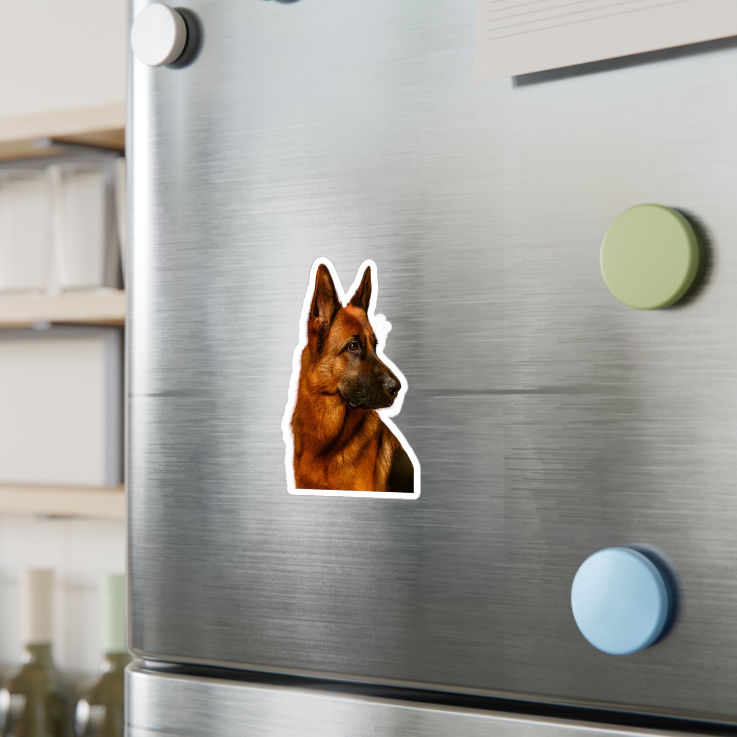 German Shepherd Head Vinyl Decal
