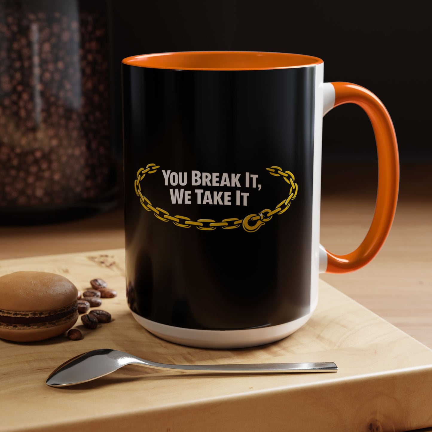 You Break It 2-Tone Coffee Mug