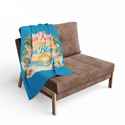 Sun Kissed Arctic Fleece Blanket