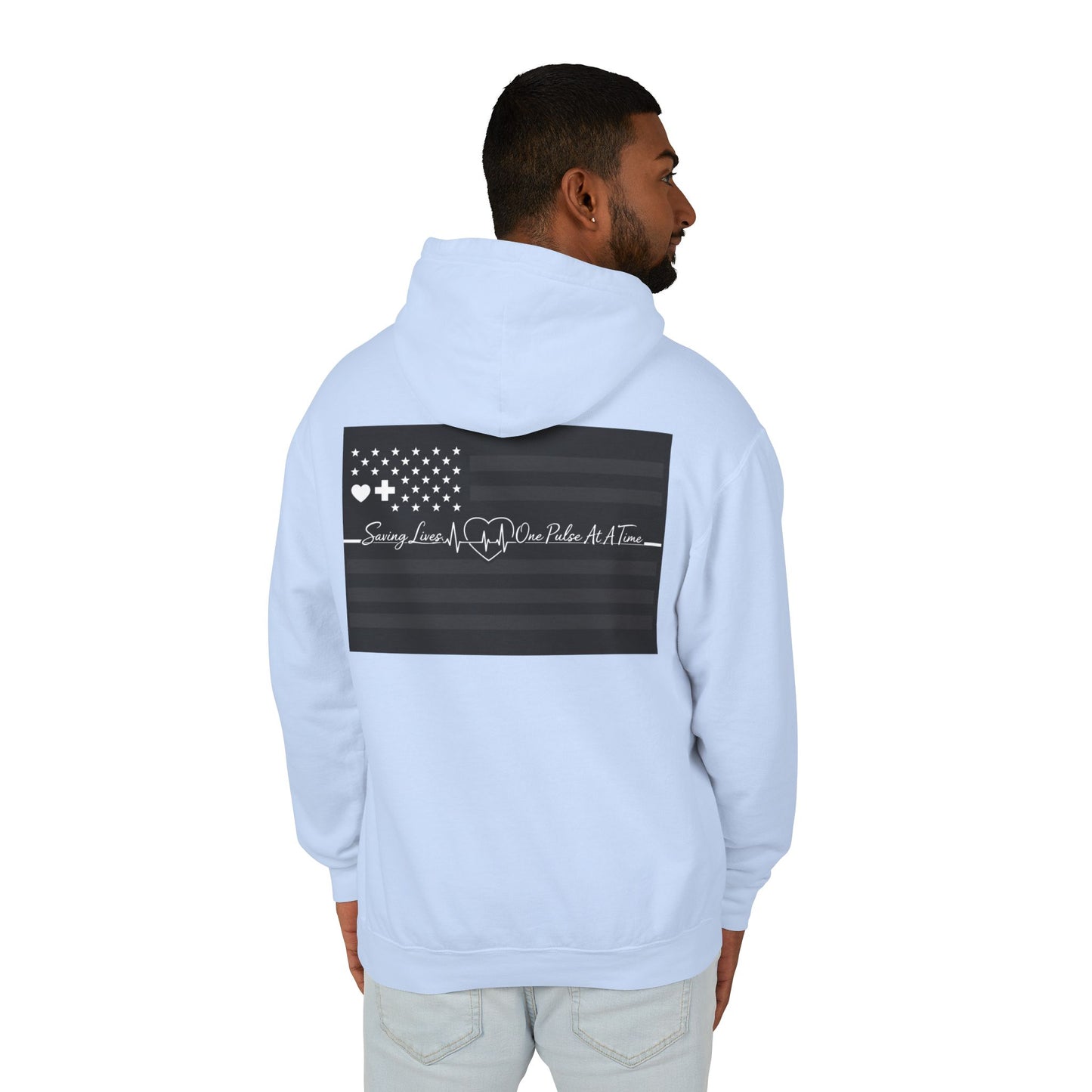 Thin White Line Unisex Lightweight Hoodie