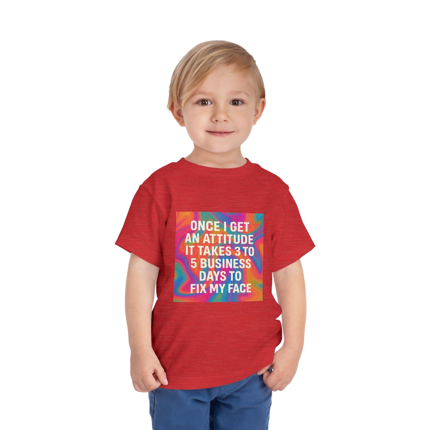 Fix My Face Toddler Unisex Short Sleeve Crewneck Tee