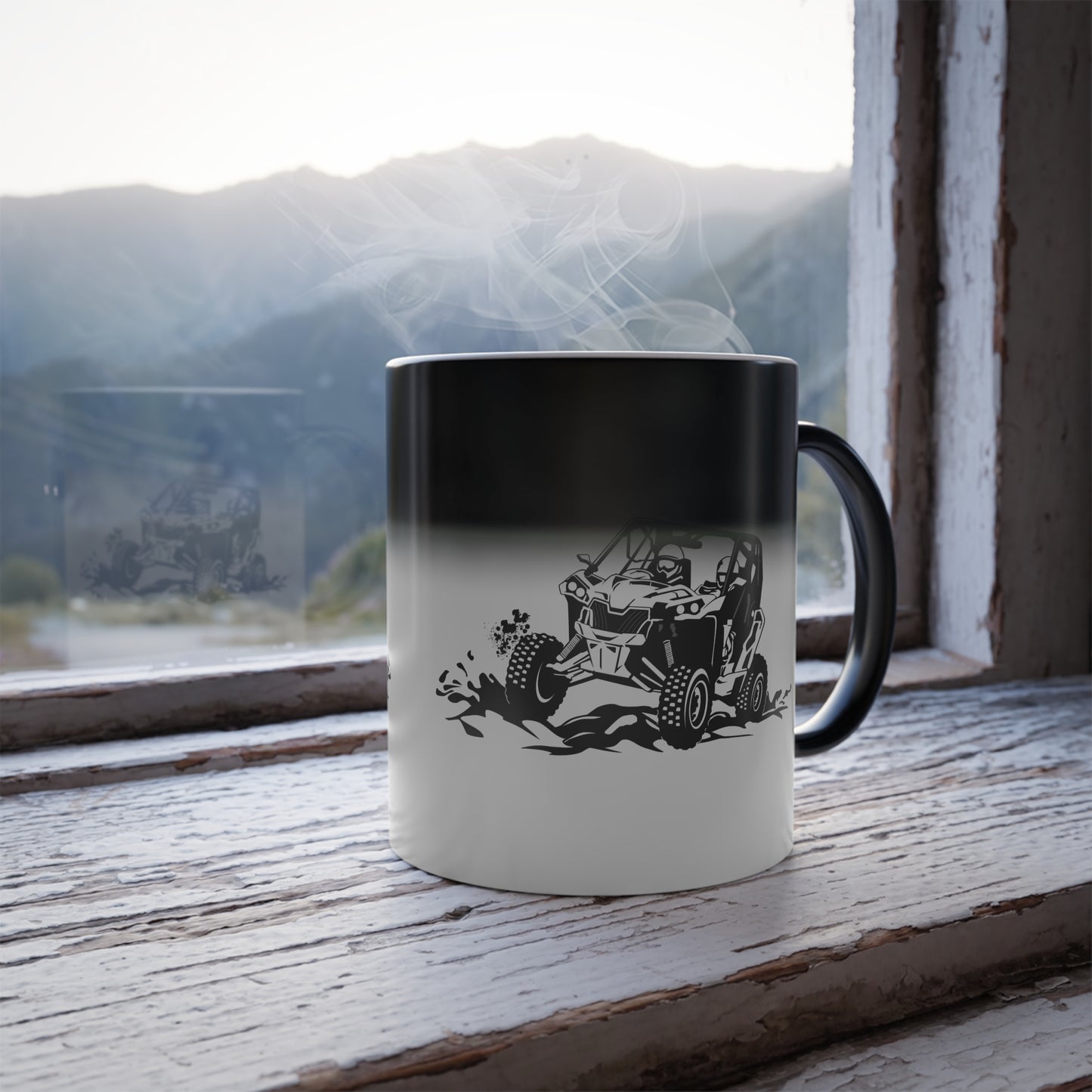 Slingin' Mud Side By Side Color Changing Mug