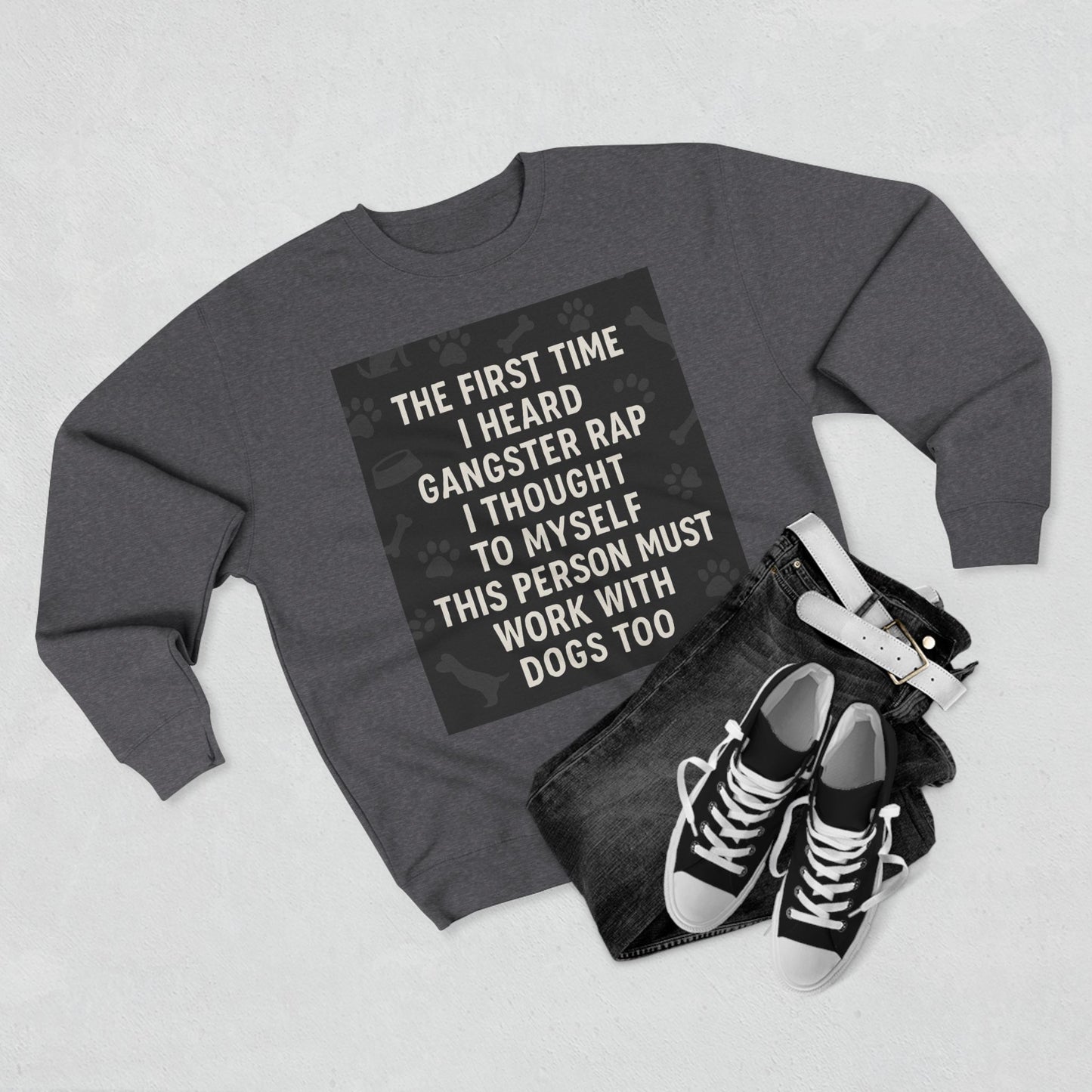 Gangster Rap Unisex Crewneck Sweatshirt
