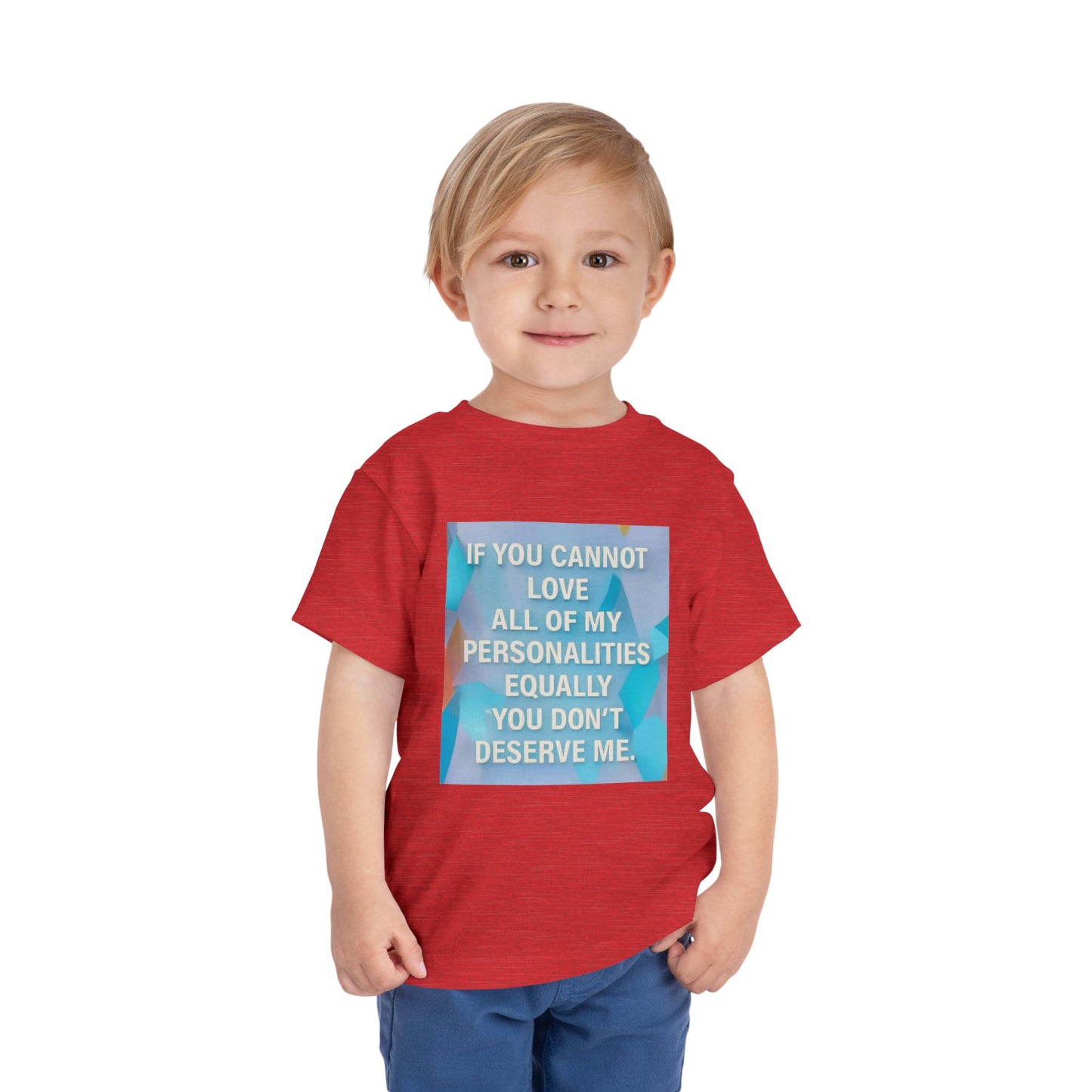 All Of My Personalities Toddler Unisex Short Sleeve Crewneck Tee