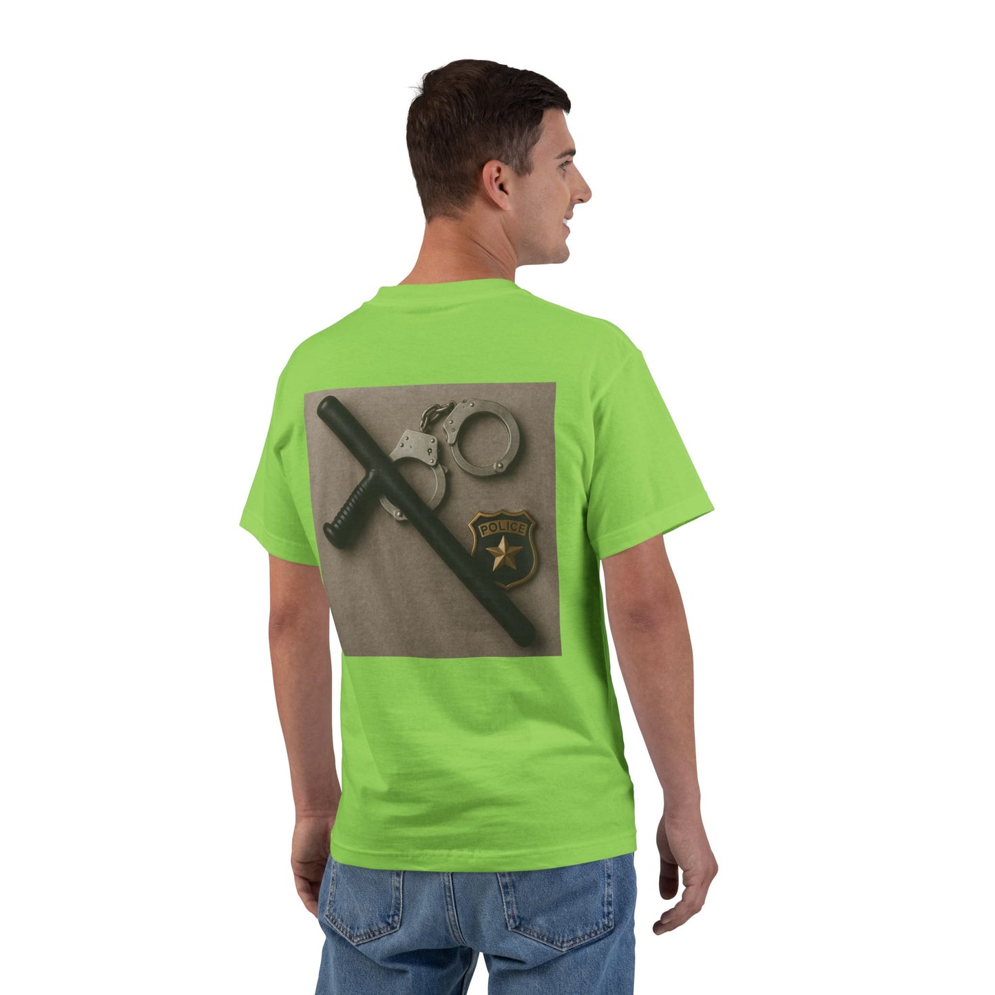 Law Enforcement Appreciation Men's Short-Sleeve Crewneck Tee