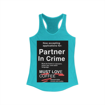 Partner In Crime Women's Racerback Tank