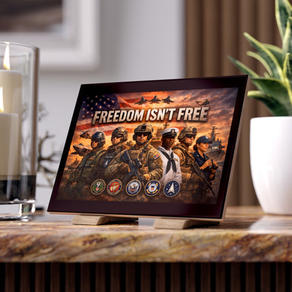 Freedom Isn't Free Ceramic Photo Tile