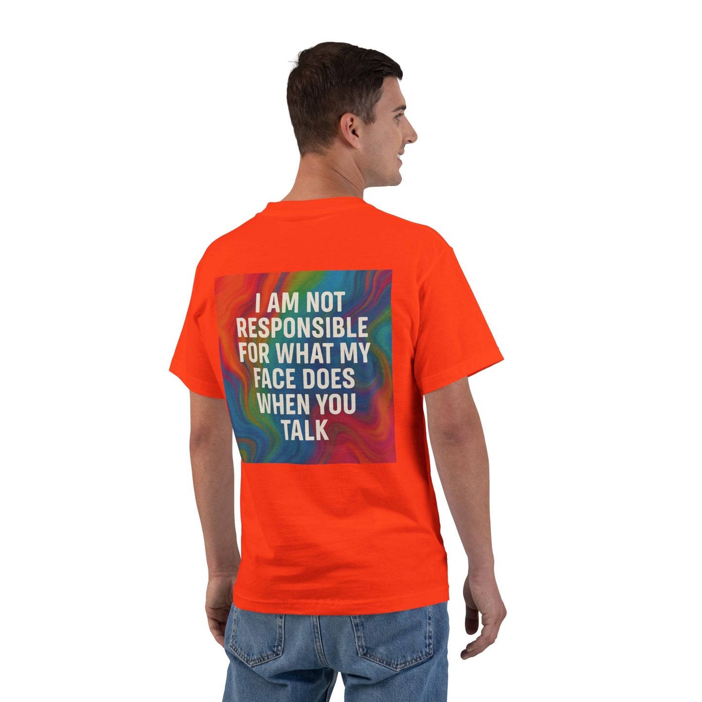 When You Talk Men's Short-Sleeve Crewneck Tee