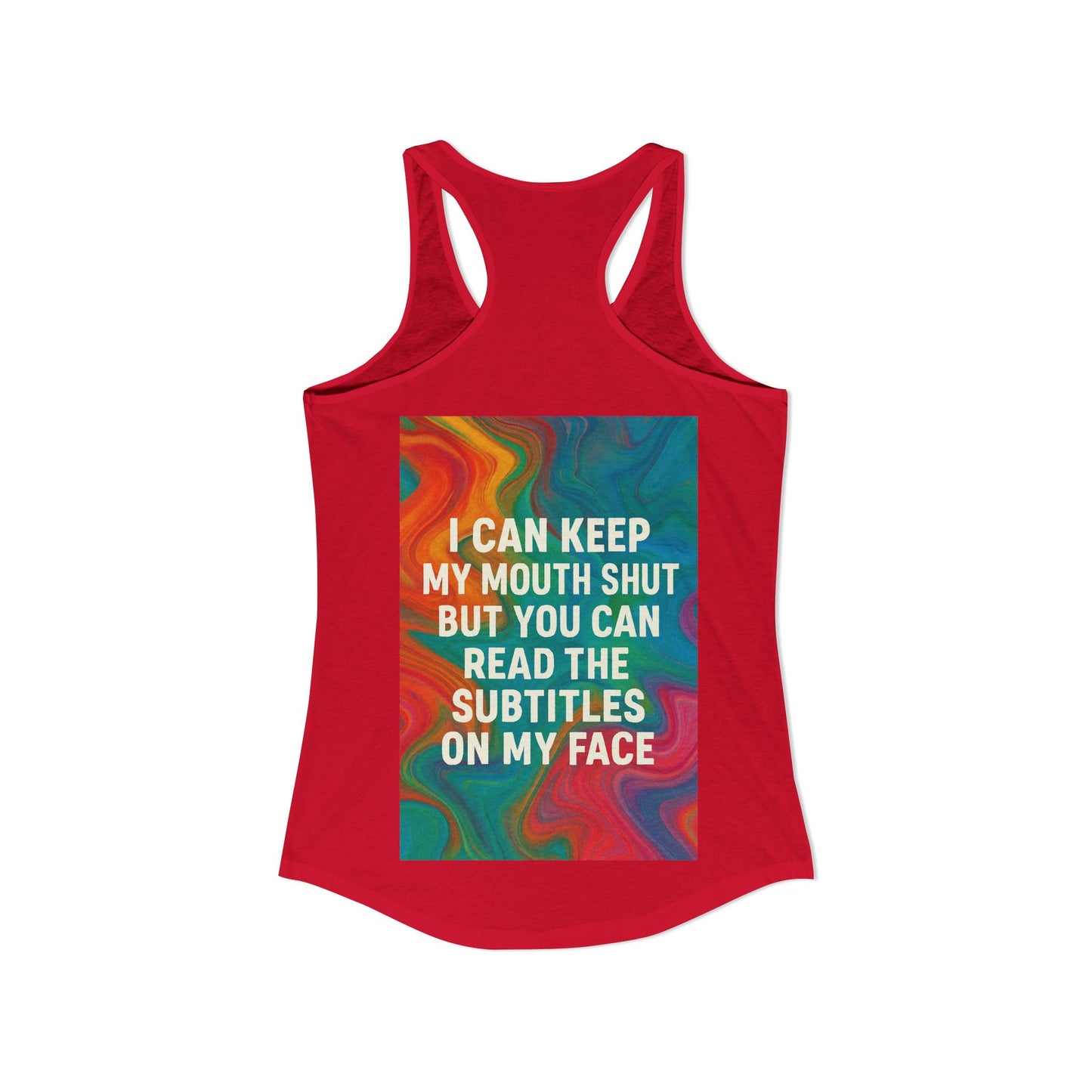 Subtitles Women's Racerback Tank