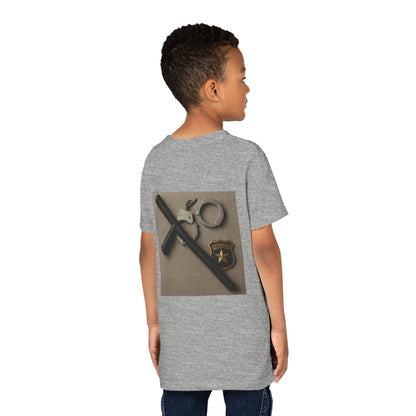 Law Enforcement Appreciation Youth Unisex Short Sleeve Crewneck Tee