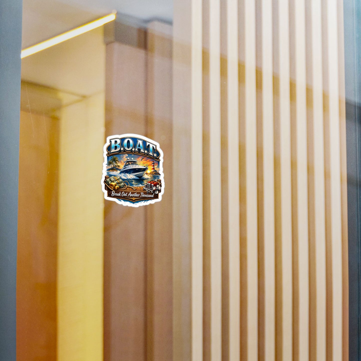 B.O.A.T. Vinyl Decal