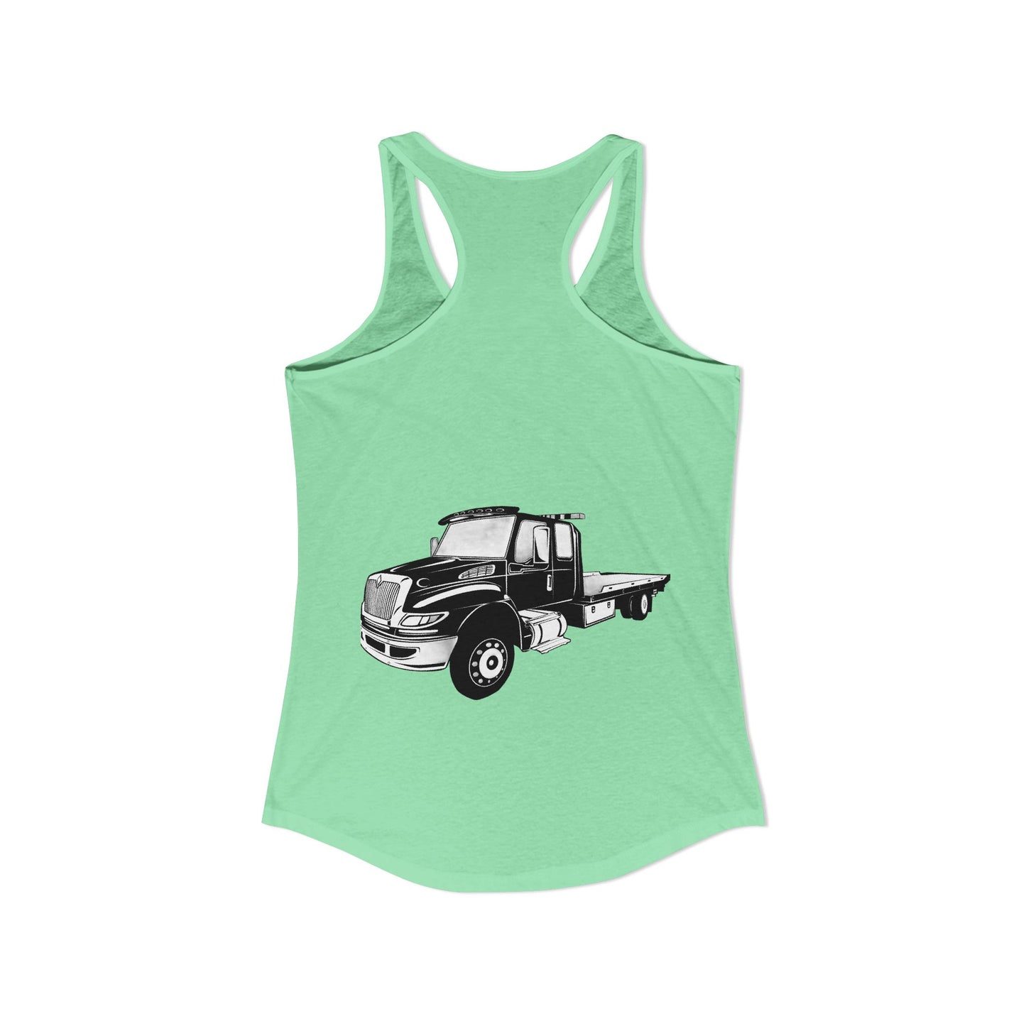 Flatbed Tow Truck Women's Racerback Tank