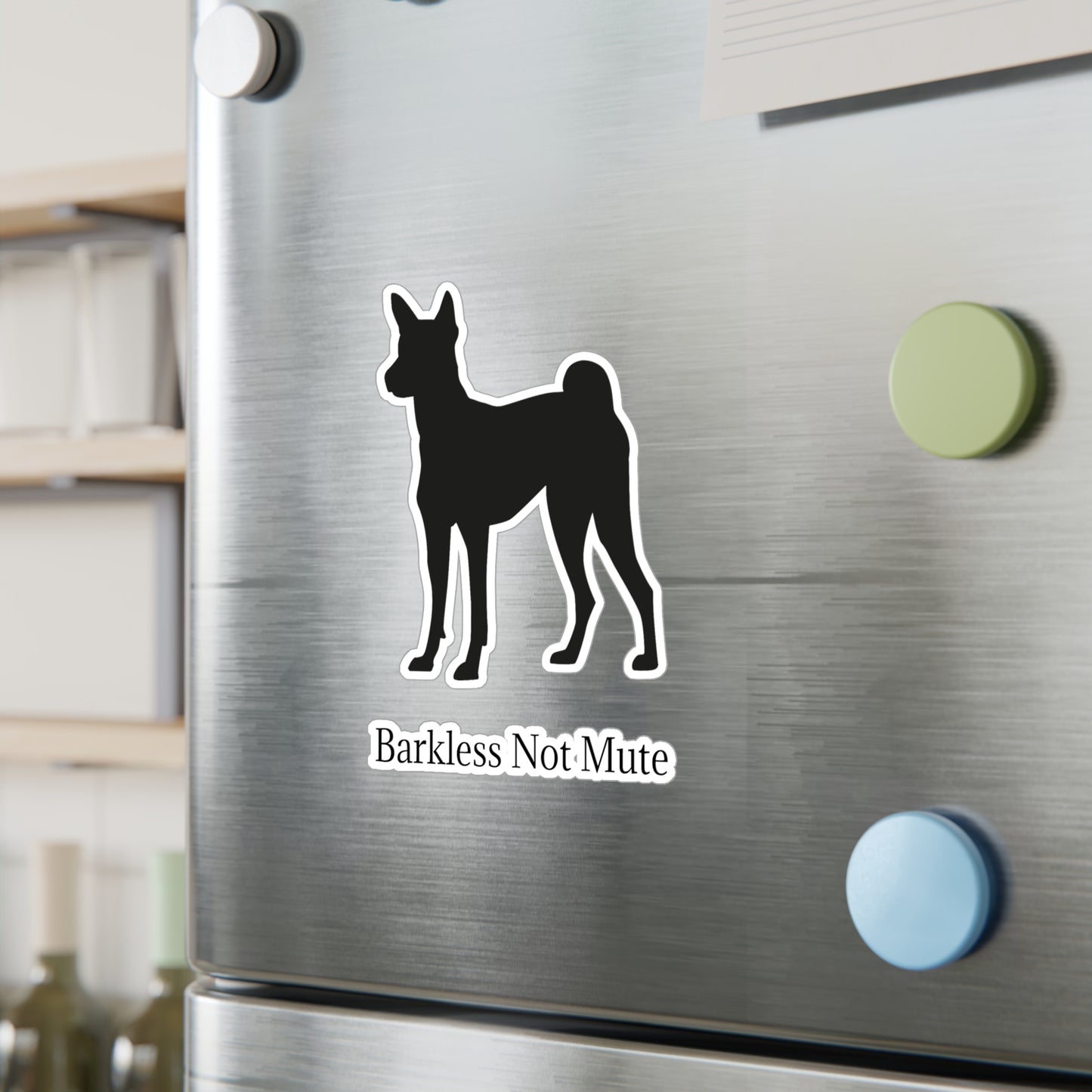 Barkless Not Mute Vinyl Decal