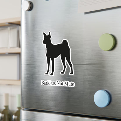 Barkless Not Mute Vinyl Decal