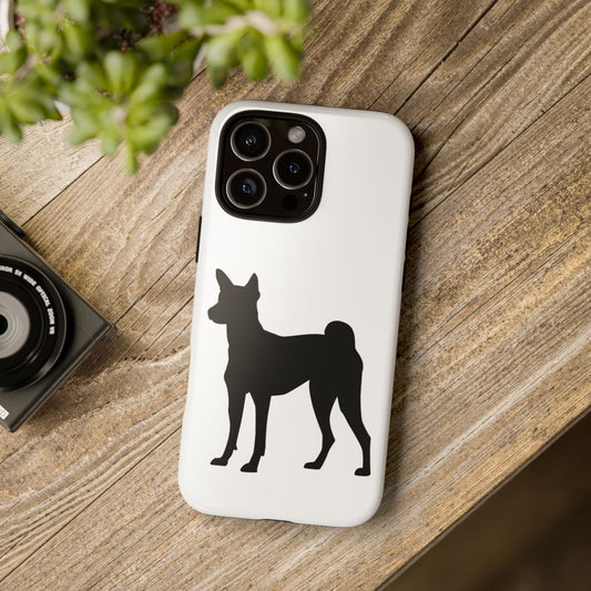 Basenji Silhouette iPhone Case
