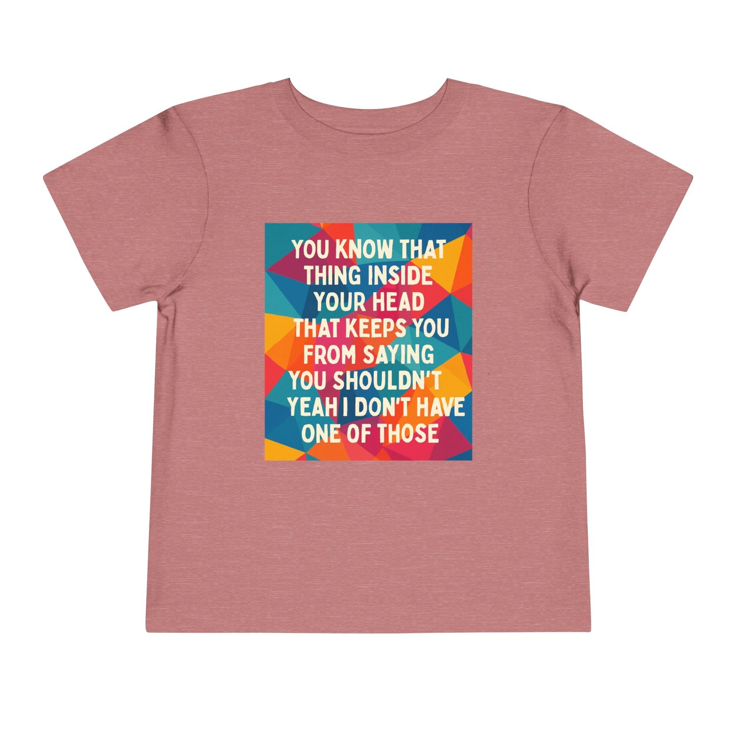 No Filter Toddler Unisex Short Sleeve Crewneck Tee