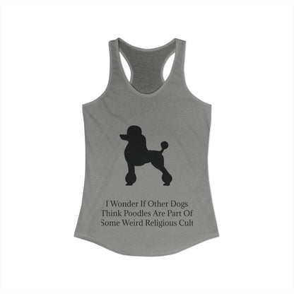 I Wonder Women's Racerback Tank