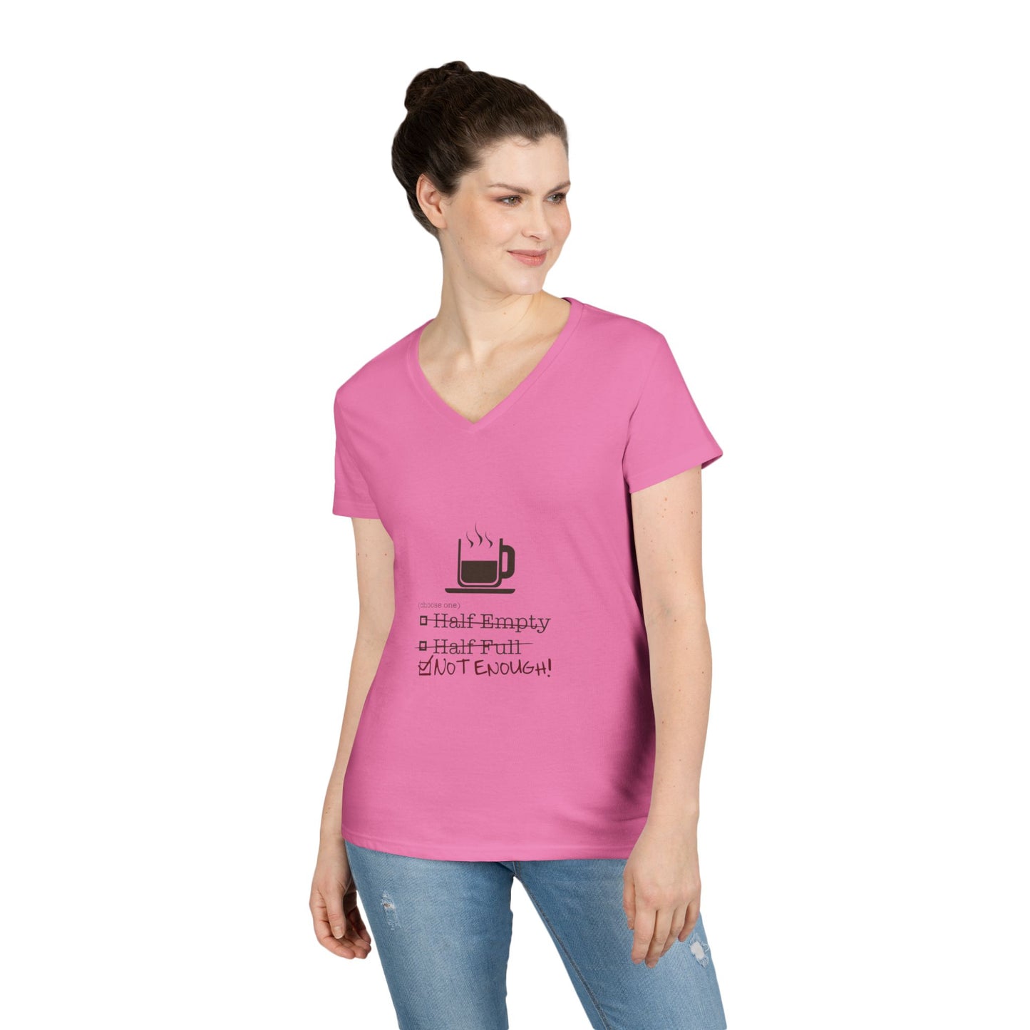 Not Enough Women's V-Neck T-Shirt