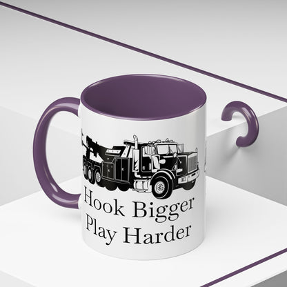 Hook Bigger 2-Tone Coffee Mug