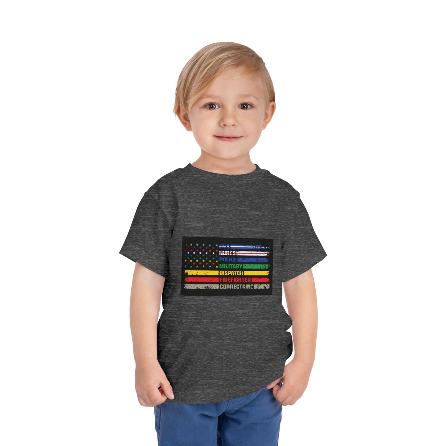 First Responder Toddler Unisex Short Sleeve Crewneck Tee