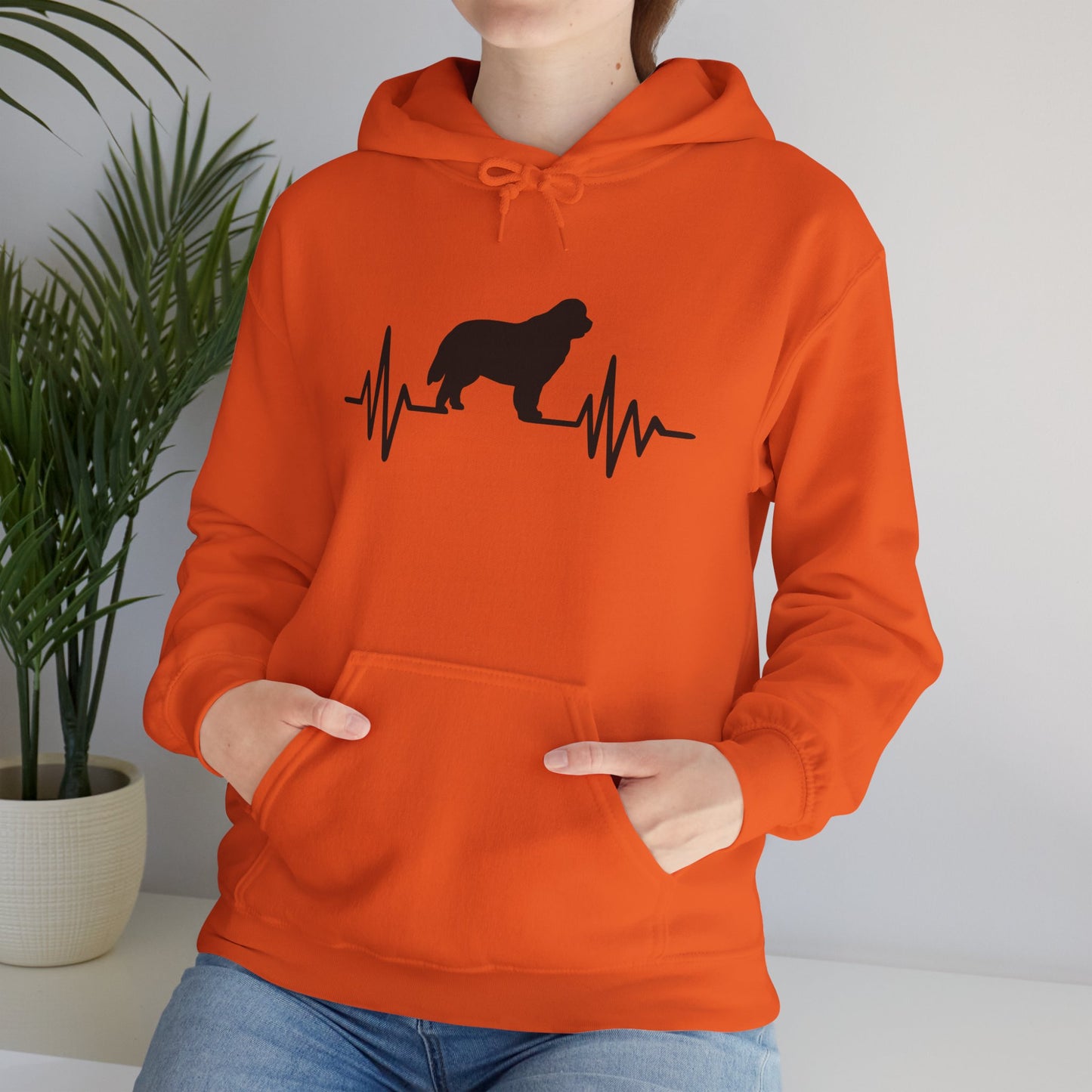 My Heart Beats For Newfies Unisex Hoodie