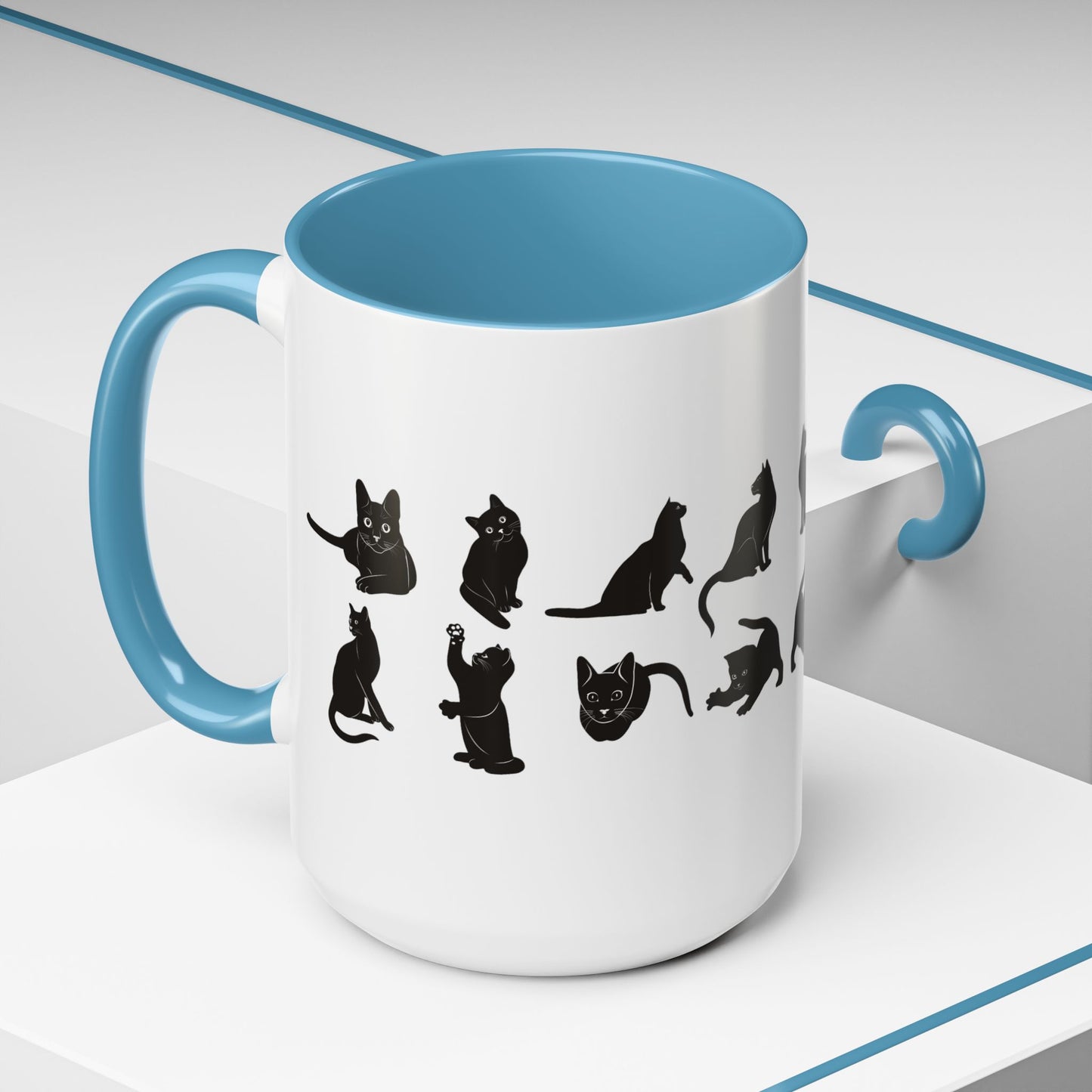 Cats 2-Tone Coffee Mug